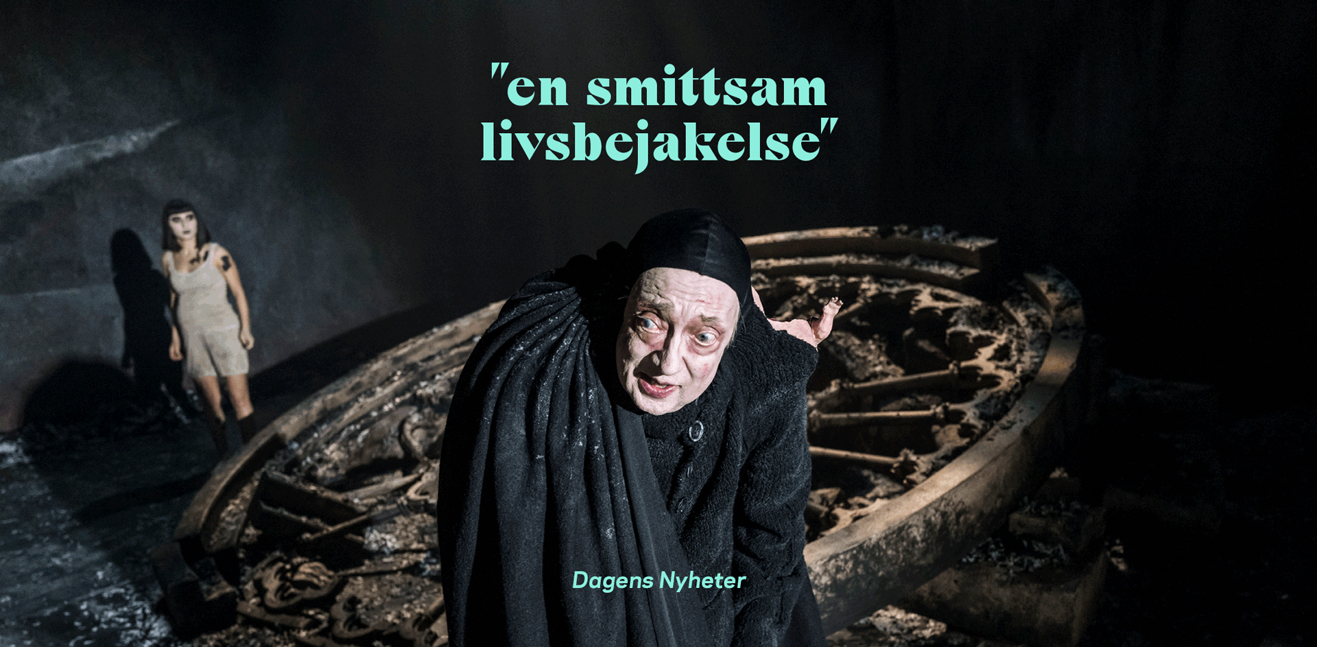 Citat från Dagens Nyheter "en smittsam livsbejakelse"