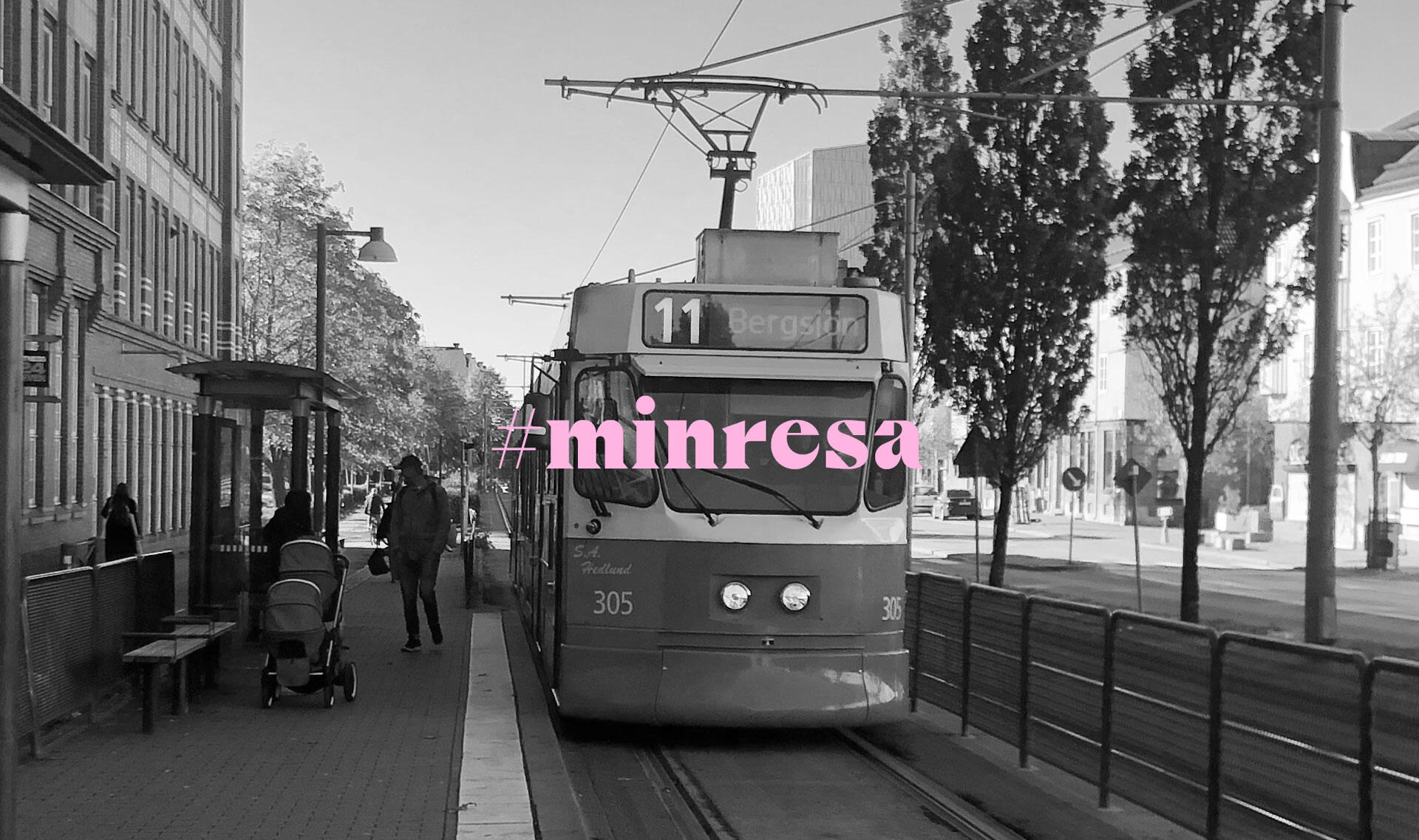 foto på 11:ans spårvagn