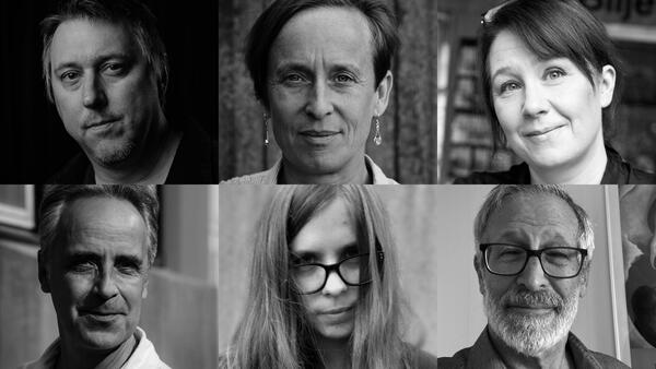 Erik Åkerlind, Kristina Ros, Frida Röhl, Lars Melin, Johanna Larsson och Robert Lyons.