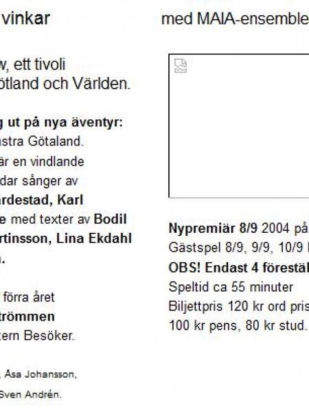 Äventyret står och vinkar