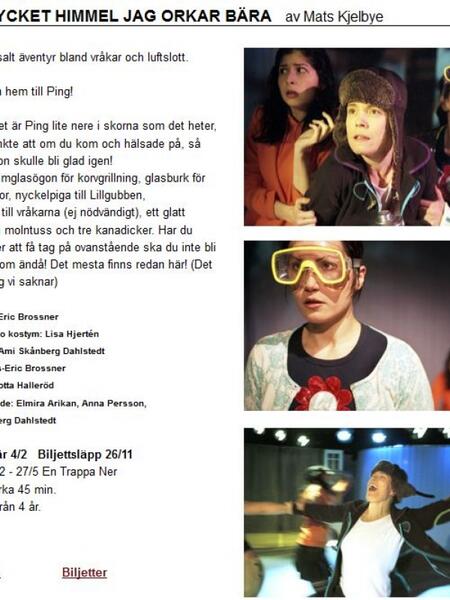 SÅ MYCKET HIMMEL JAG ORKAR BÄRA