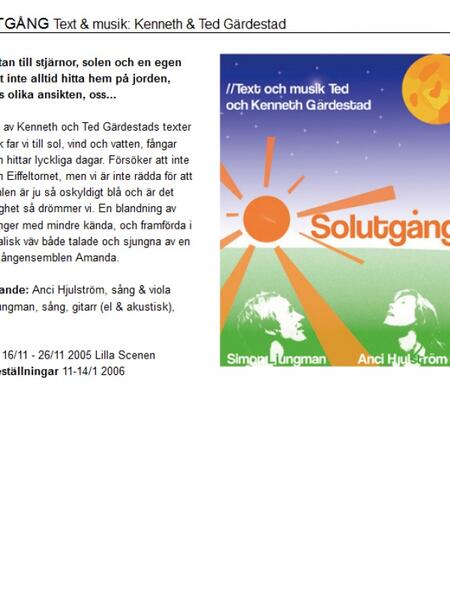 Solutgång