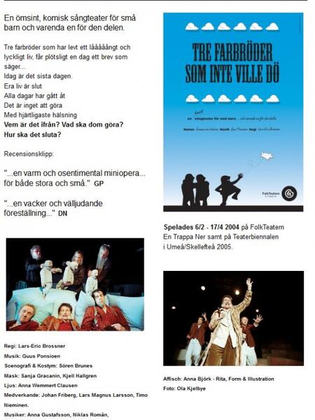 Tre farbröder som inte ville dö